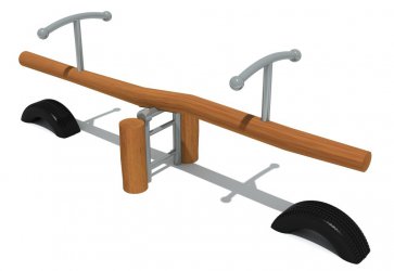  leyu.乐鱼游乐木质双人儿童跷