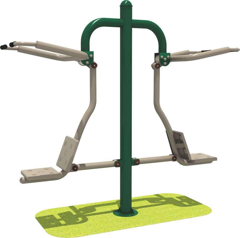 leyu.乐鱼健身器材 限位双人坐