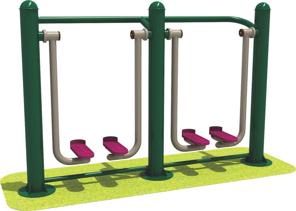 leyu.乐鱼健身器材 限位双人漫