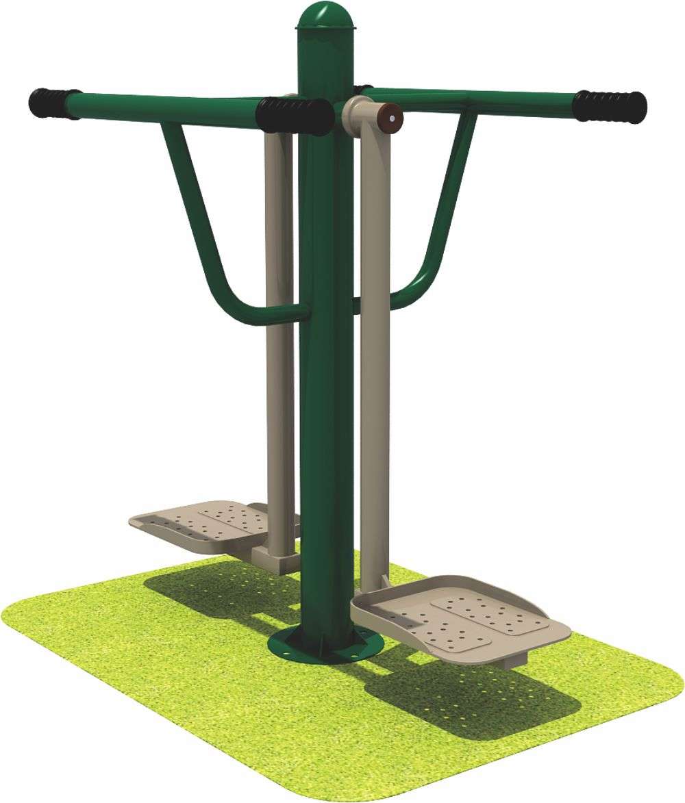 leyu.乐鱼健身器材 限位双人浪