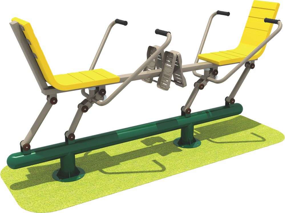 leyu.乐鱼健身器材 双人坐推器