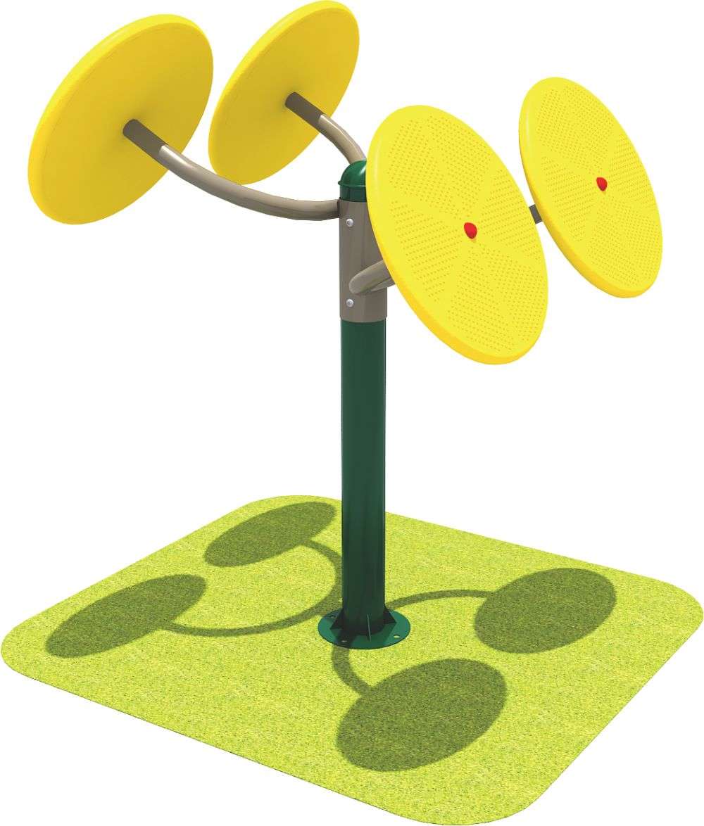 leyu.乐鱼健身器材 双位塑料推