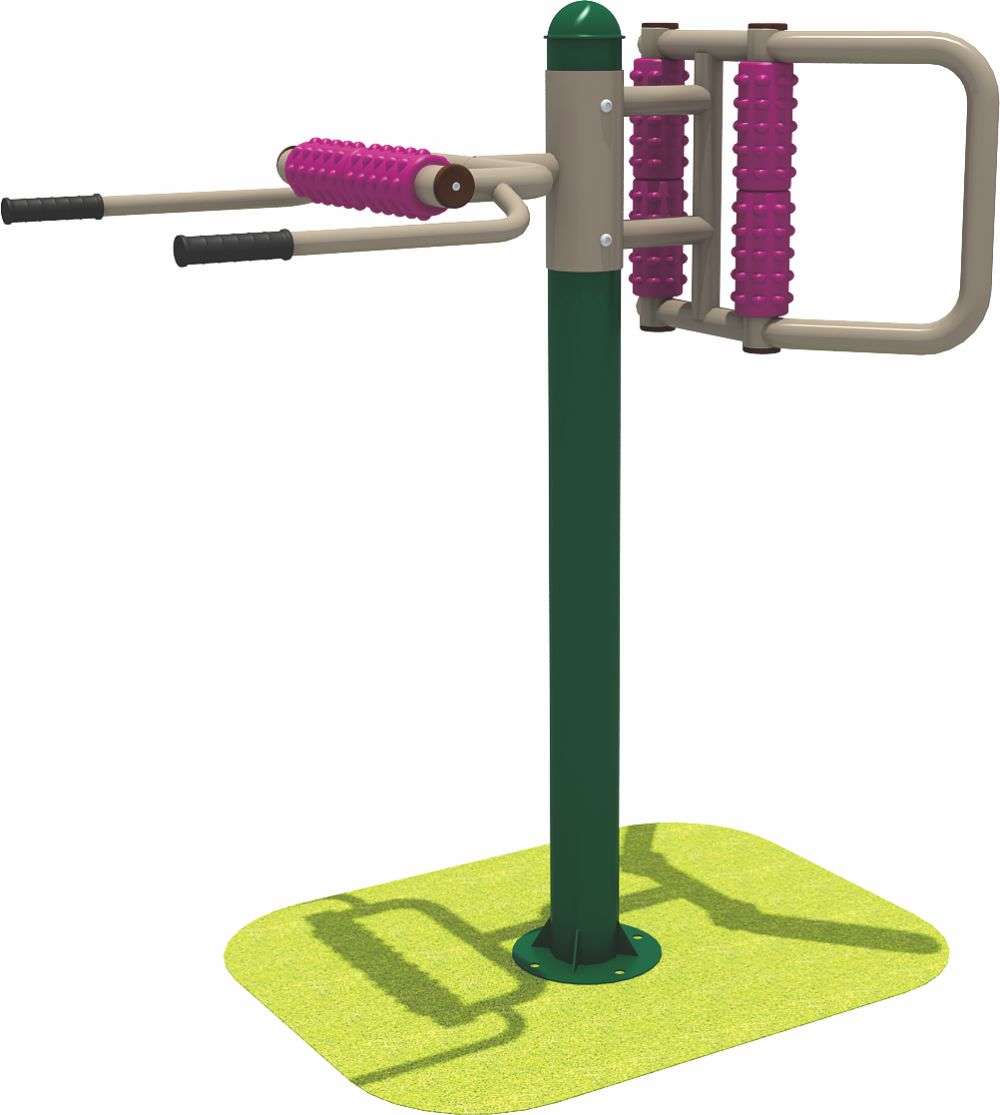 leyu.乐鱼健身器材 双人腰背按